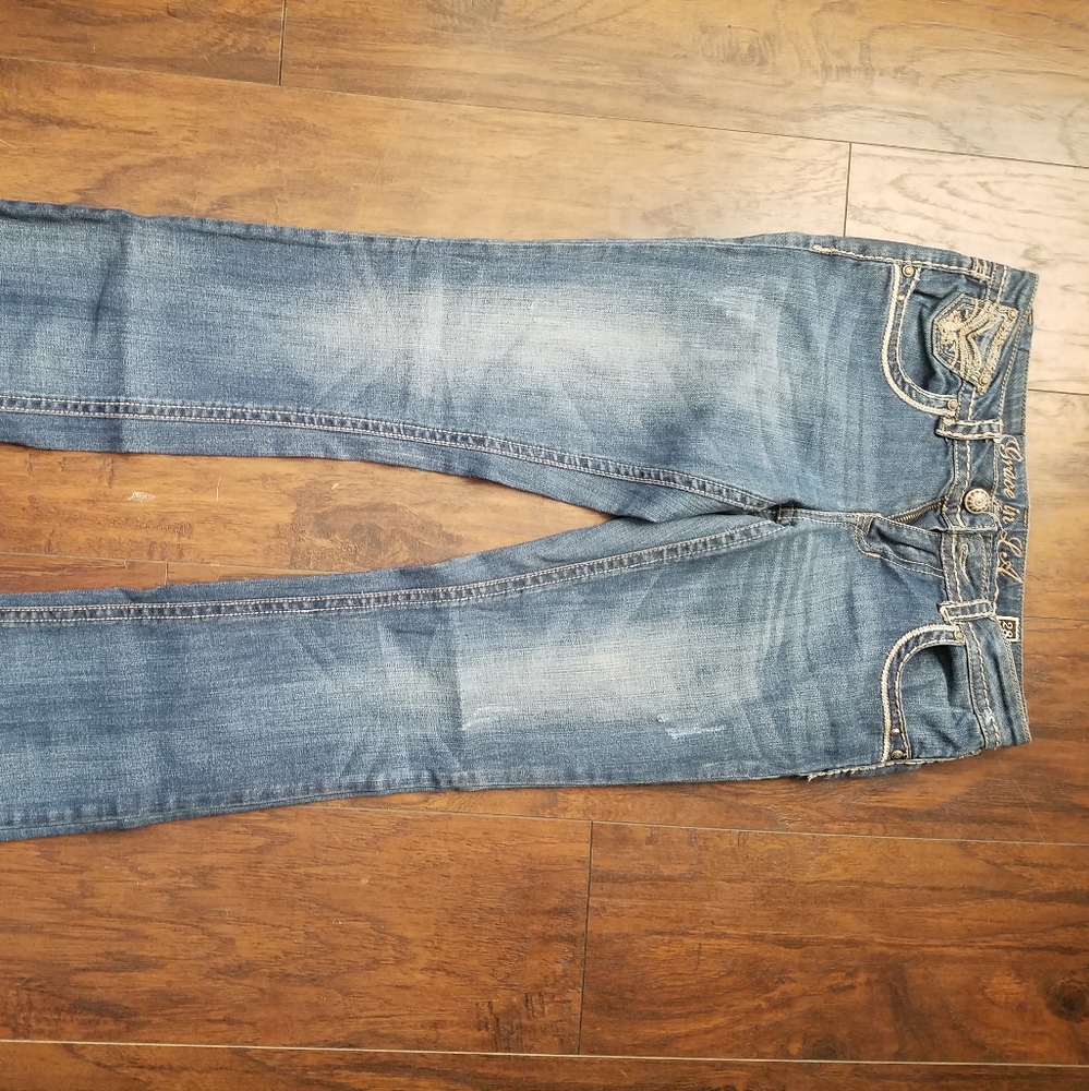 L.A Gracie blue jeans juniors jeans